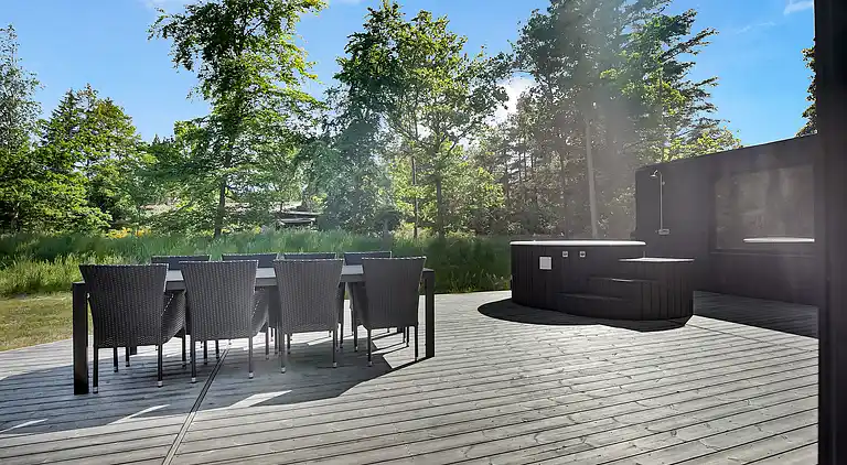 Nybygget sommerhus fuld af luksus