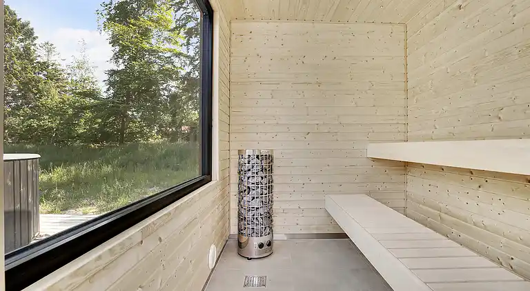 Nybygget sommerhus fuld af luksus