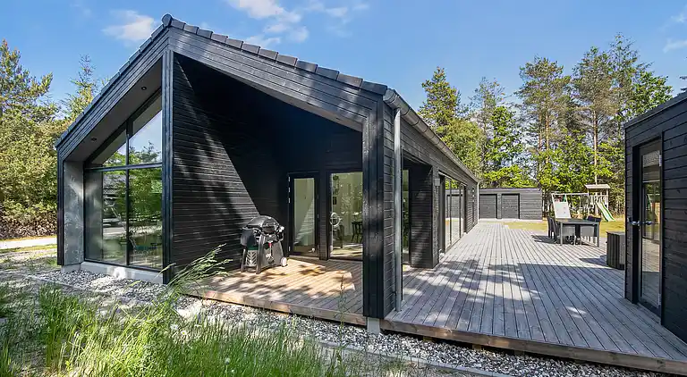 Nybygget sommerhus fuld af luksus