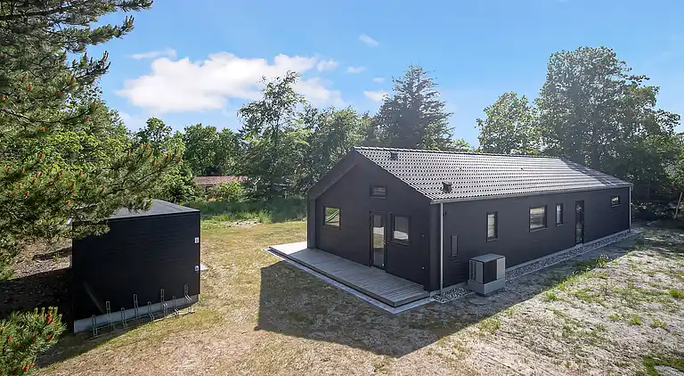 Nybygget sommerhus fuld af luksus