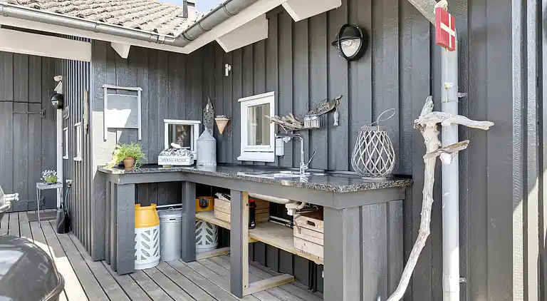 Hyggeligt sommerhus i naturrige omgivelser