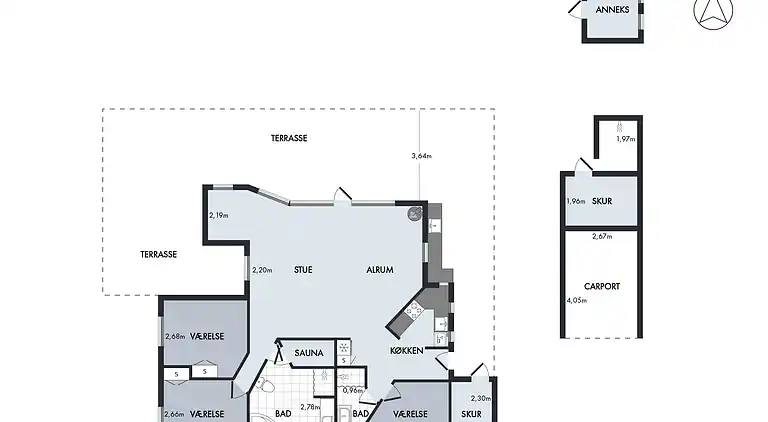 Hyggeligt sommerhus i naturrige omgivelser