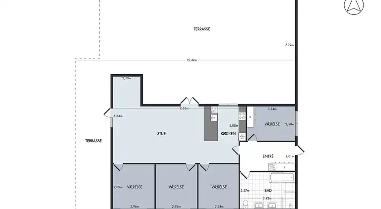 Neues, modernes Ferienhaus mit Whirlpool
