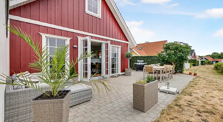Charmerende rækkehus ved strand, skov og natur 