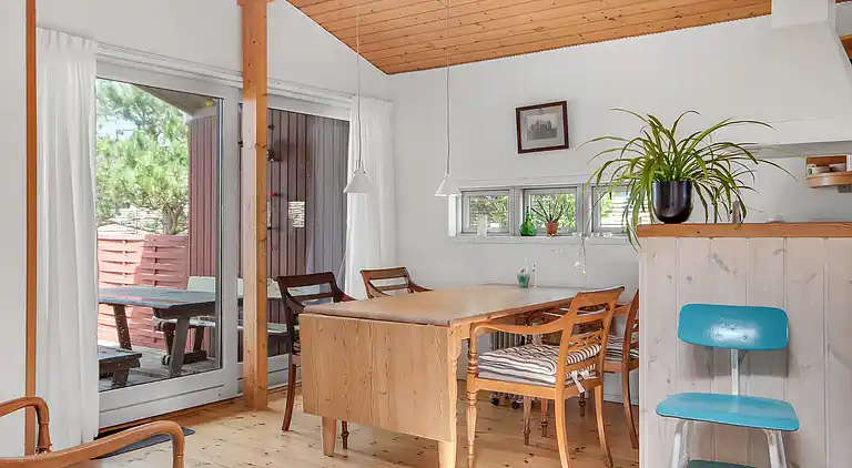 Ferienhaus am Strand mit Panoramablick