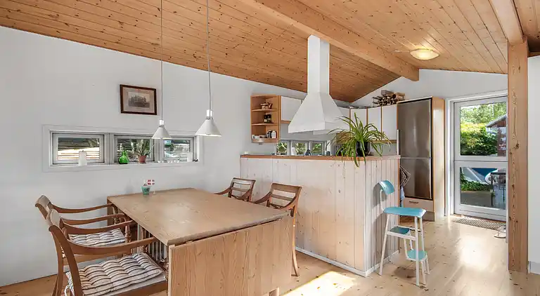 Ferienhaus am Strand mit Panoramablick