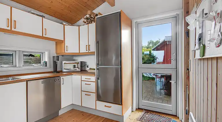 Ferienhaus am Strand mit Panoramablick