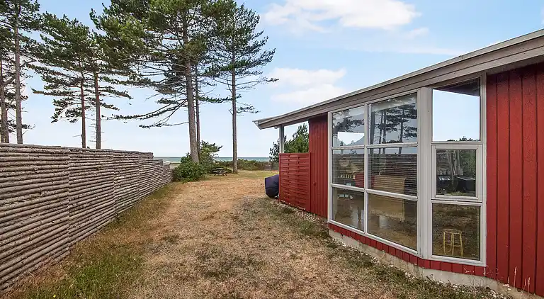 Ferienhaus am Strand mit Panoramablick