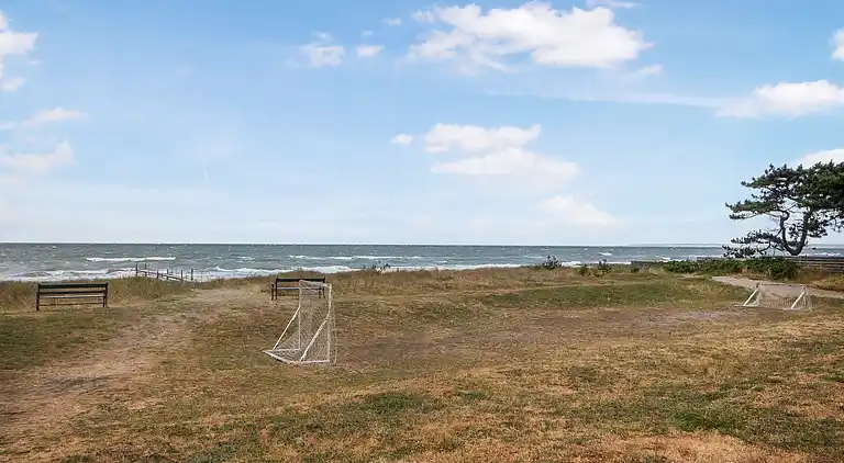 Ferienhaus am Strand mit Panoramablick