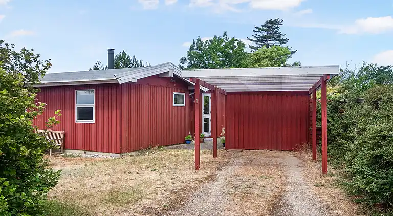 Ferienhaus am Strand mit Panoramablick