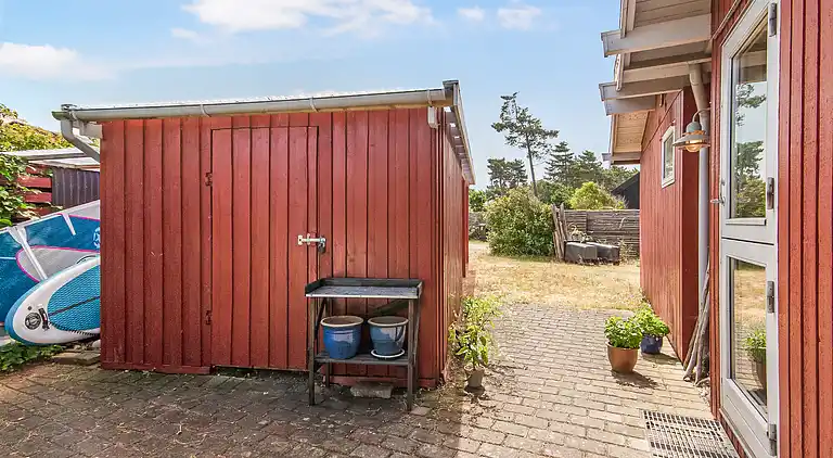 Ferienhaus am Strand mit Panoramablick