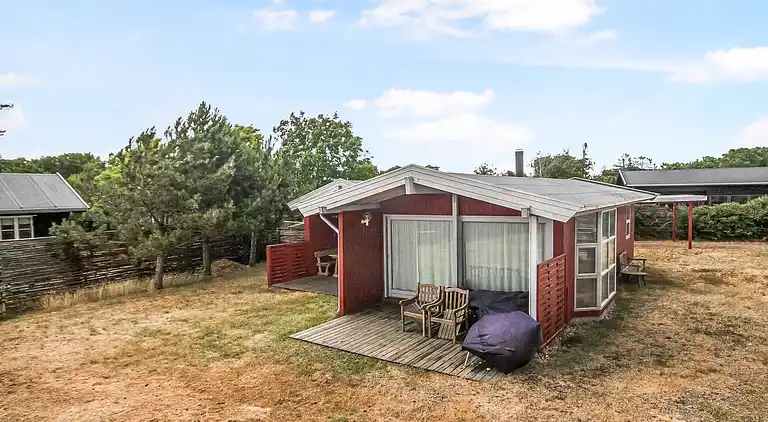 Ferienhaus am Strand mit Panoramablick