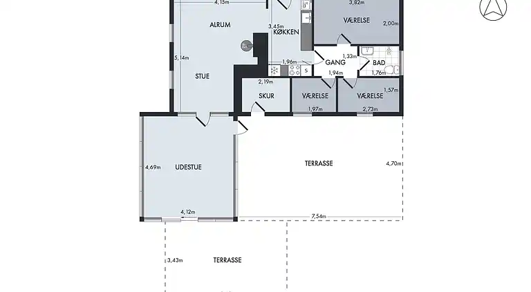 Sommerhus i rolige omgivelser i Vester Sømark