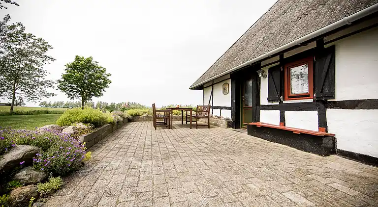 Idyllisk bindingsværksgård 600m fra Lillebælt