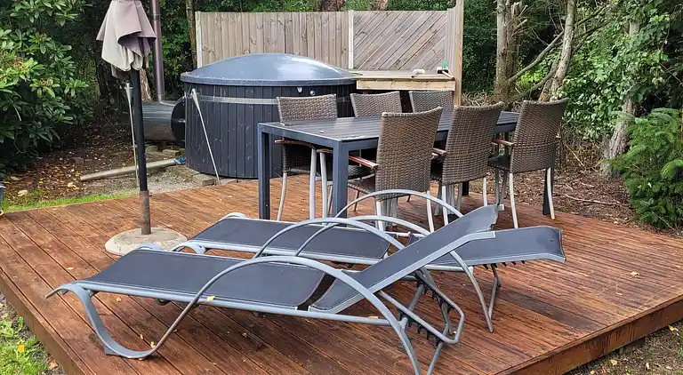 Ferienhaus mit Whirlpool und Außenwhirlpool