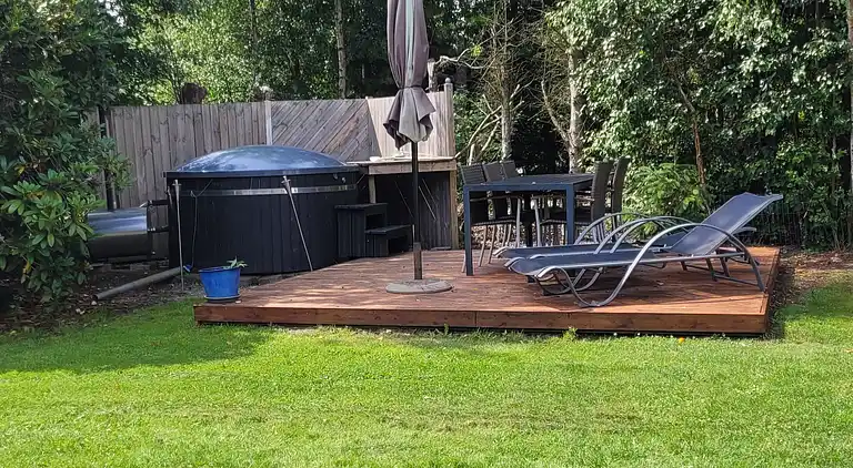 Ferienhaus mit Whirlpool und Außenwhirlpool