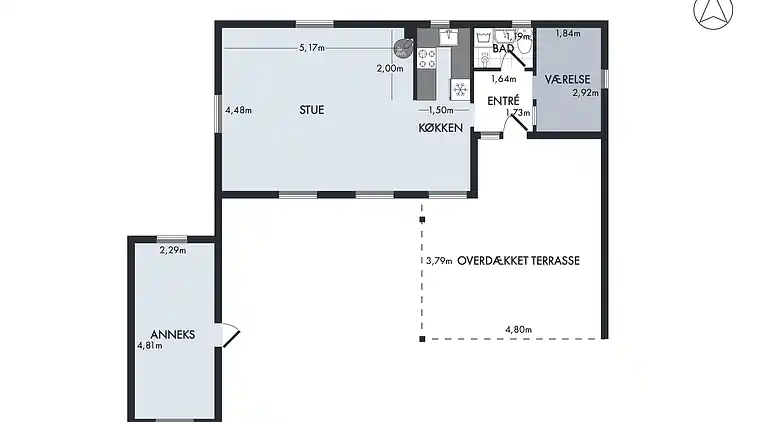 Hyggeligt sommerhus tæt på skov og strand