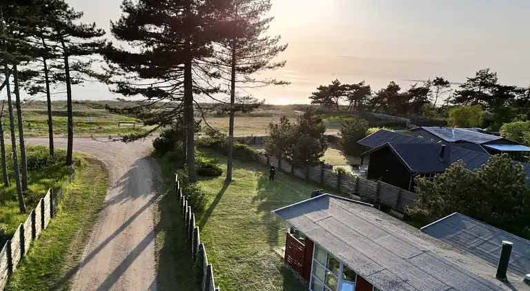Ferienhaus am Strand mit Panoramablick