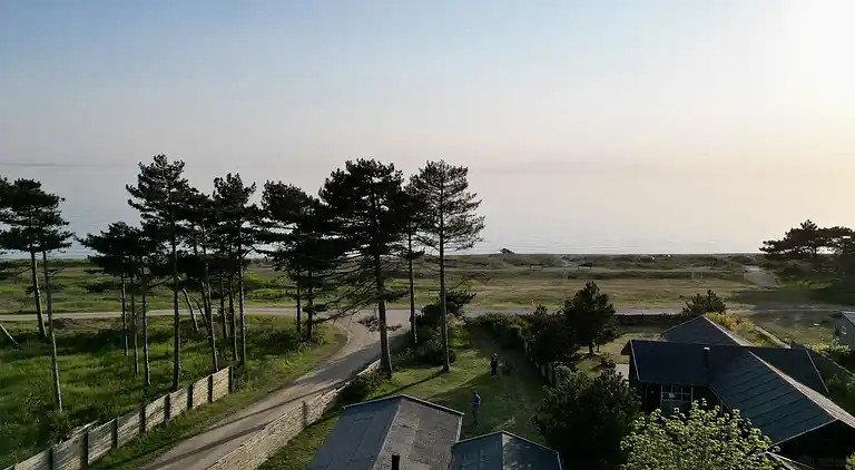 Ferienhaus am Strand mit Panoramablick