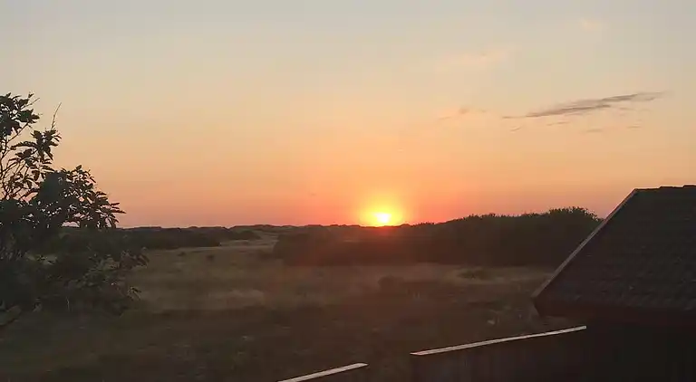 Malerisches Ferienhaus auf Fanø am meer