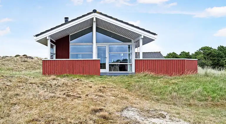 Malerisches Ferienhaus auf Fanø am meer