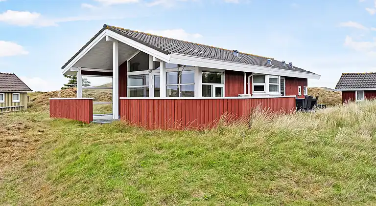 Malerisches Ferienhaus auf Fanø am meer