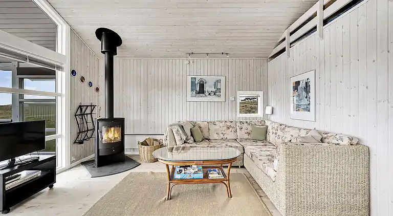 Malerisches Ferienhaus auf Fanø am meer