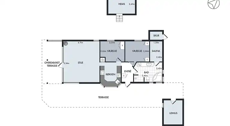 Malerisches Ferienhaus auf Fanø am meer