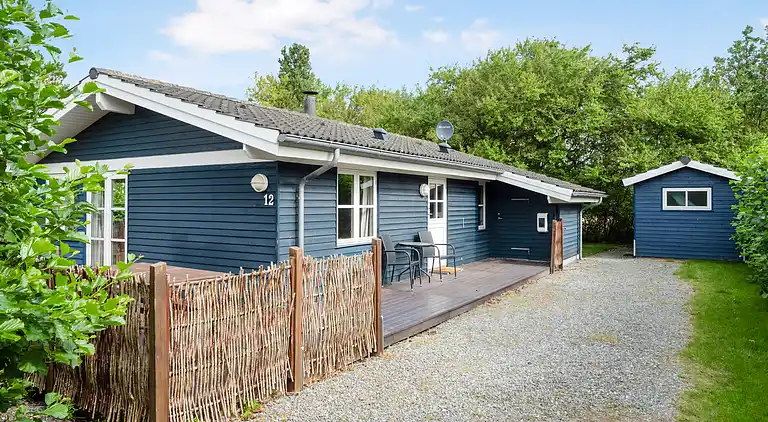 Gemütliches Ferienhaus in ruhiger Lage nahe dem Strand