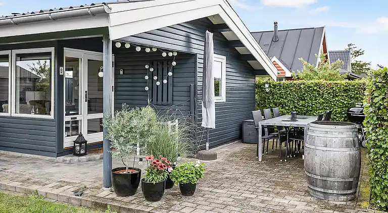 Gemütliches kleines Ferienhaus in Strandnähe