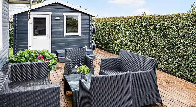 Gemütliches kleines Ferienhaus in Strandnähe