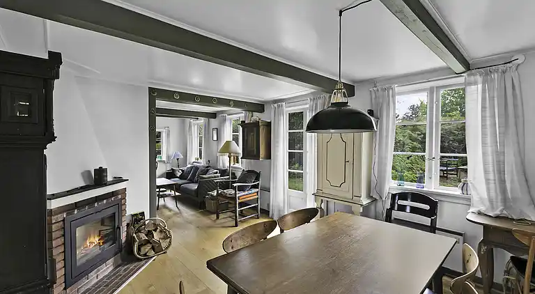 Charmerende byhus i hyggelige Svaneke