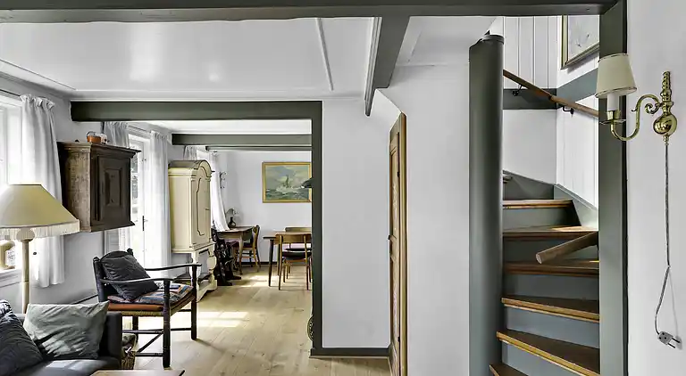 Charmerende byhus i hyggelige Svaneke