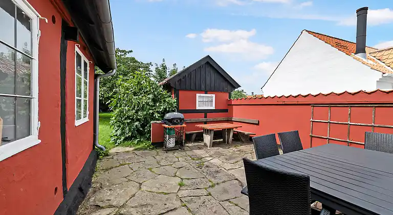 Charmerende byhus i hyggelige Svaneke