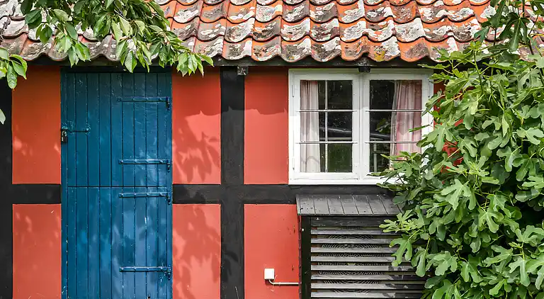 Charmerende byhus i hyggelige Svaneke