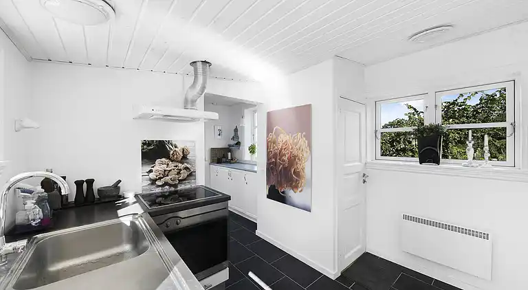 Nyt stråtag - smuk udsigt til hav og  klipper