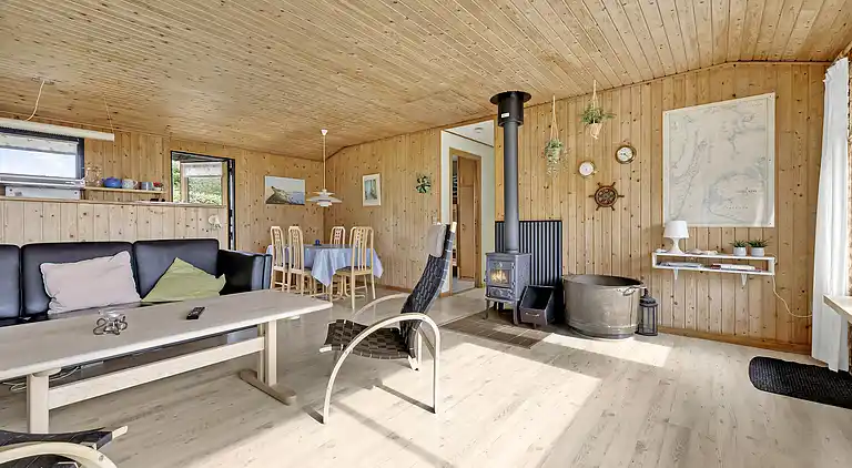 Feriehus 100 meter fra en nydelig strand