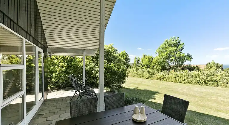 Helles und gemütliches Ferienhaus mit Meerblick
