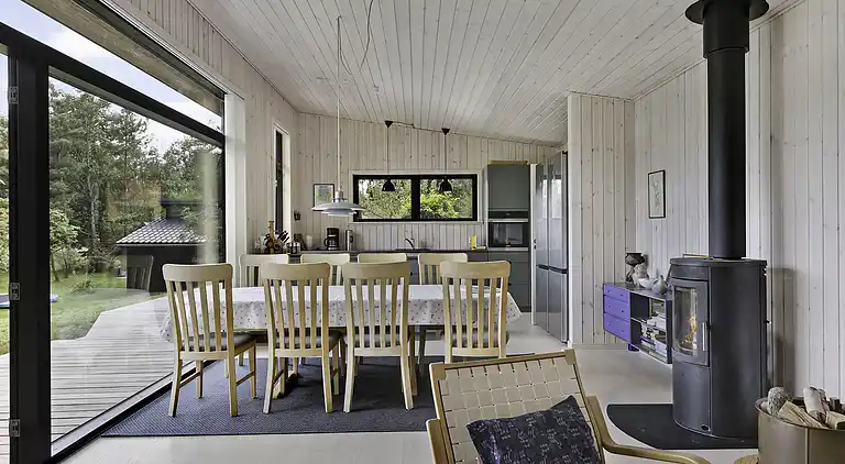 Ferienhaus mit Aussicht und 400 Meter zum Hafen von Rørvig