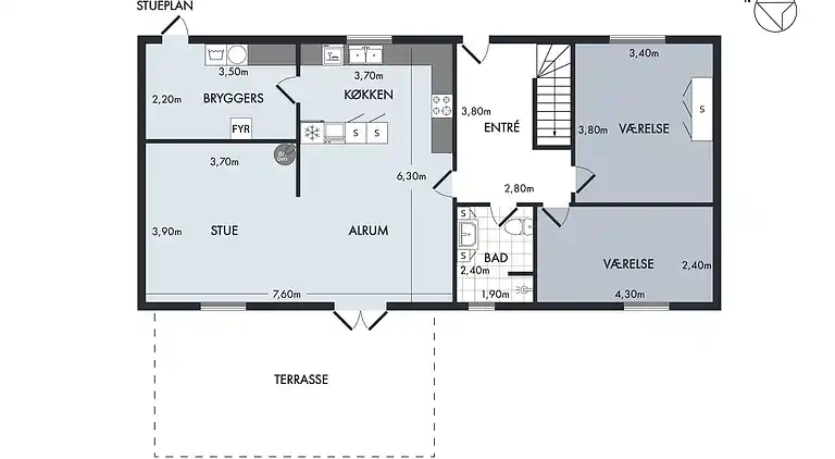 Feriehus som byder på både Ø-idyl og havudsigt