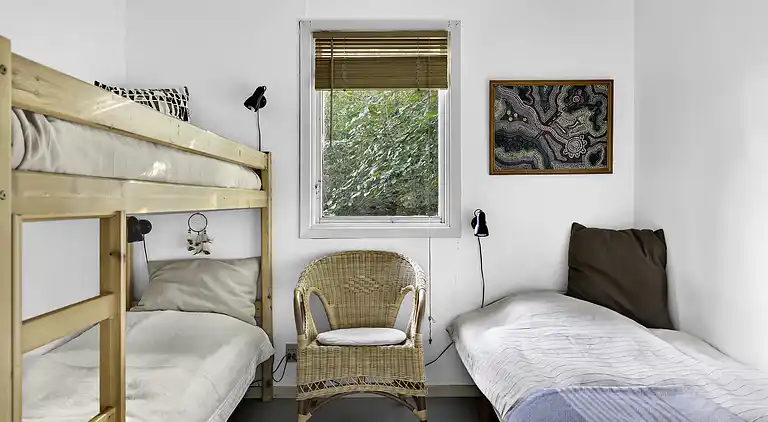 Sommerhus ved Veddinge i hyggelig 70’er stil