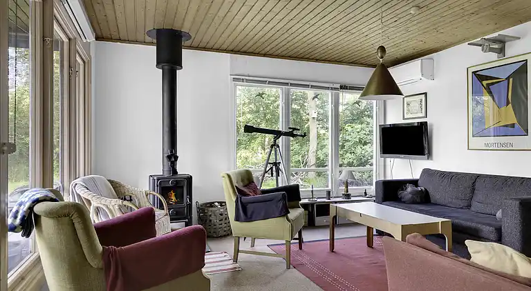 Sommerhus ved Veddinge i hyggelig 70’er stil