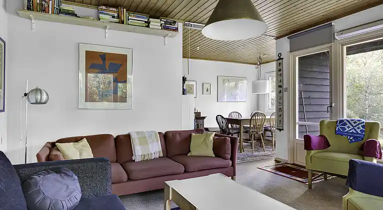 Sommerhus ved Veddinge i hyggelig 70’er stil