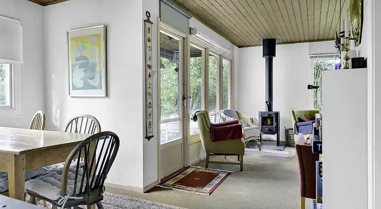 Sommerhus ved Veddinge i hyggelig 70’er stil