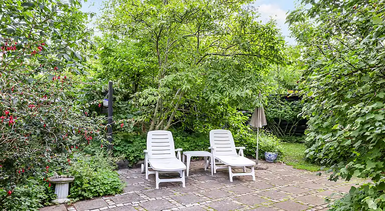 Sommerhus ved Veddinge i hyggelig 70’er stil