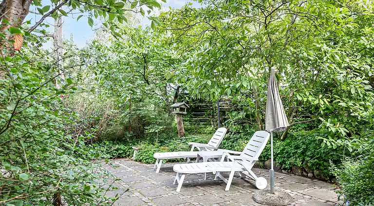 Sommerhus ved Veddinge i hyggelig 70’er stil