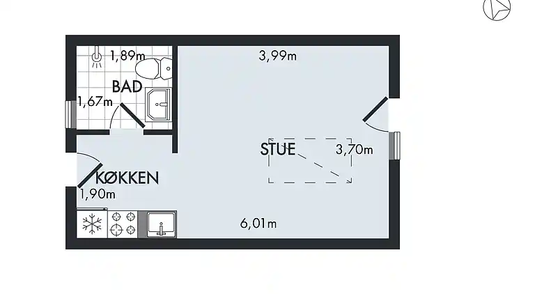 Schöne Sommerferienwohnung 5 in Solgaarden