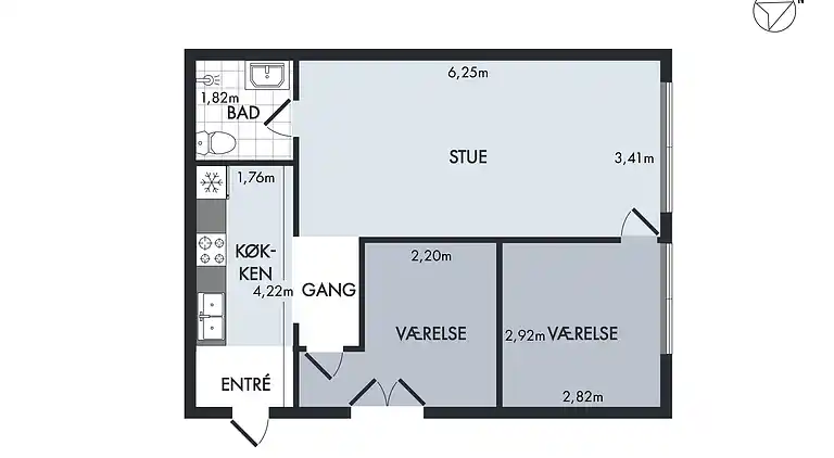 Schöne Ferienwohnung in Meeresnähe , Årsdale (9)