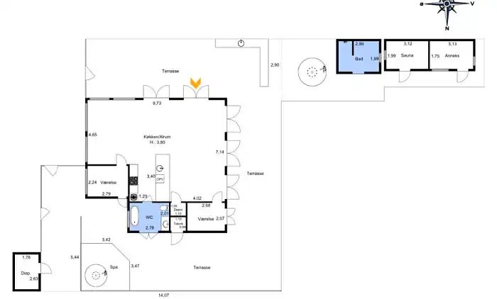 Nybygget liebhaver sommerhus ved skove og søer