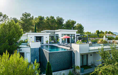 Luxuriöse Villa 2 Swimmingpools mit Spa und Meerblick
